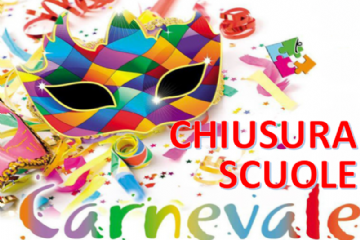 Sospensione delle attività didattiche per le vacanze di Carnevale.